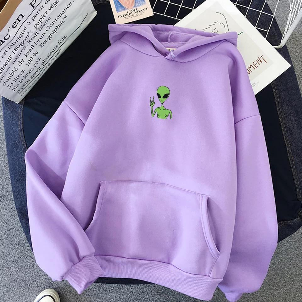 Peaceful Alien Hoodie