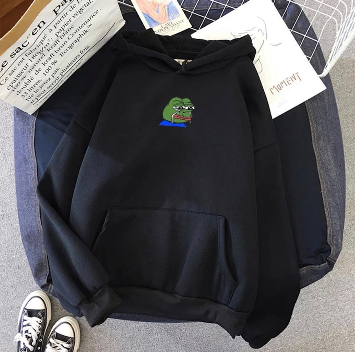 Crying Frog Hoodie