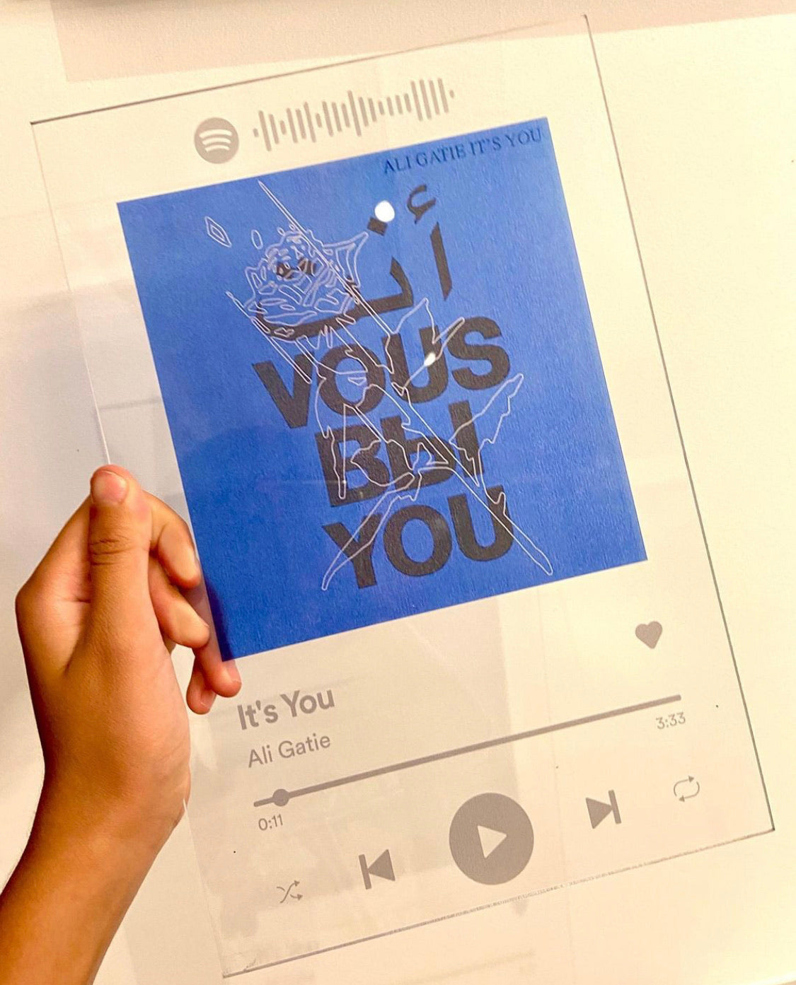 It’s You Ali Gatie Plaque