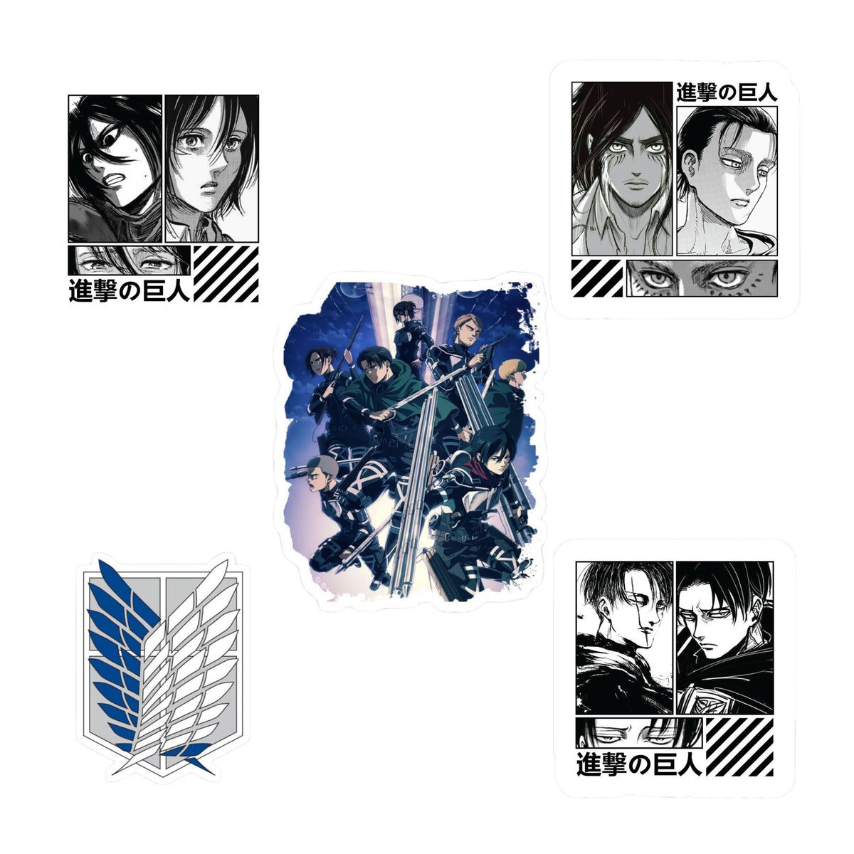 Attack on Titan Sticker Pack