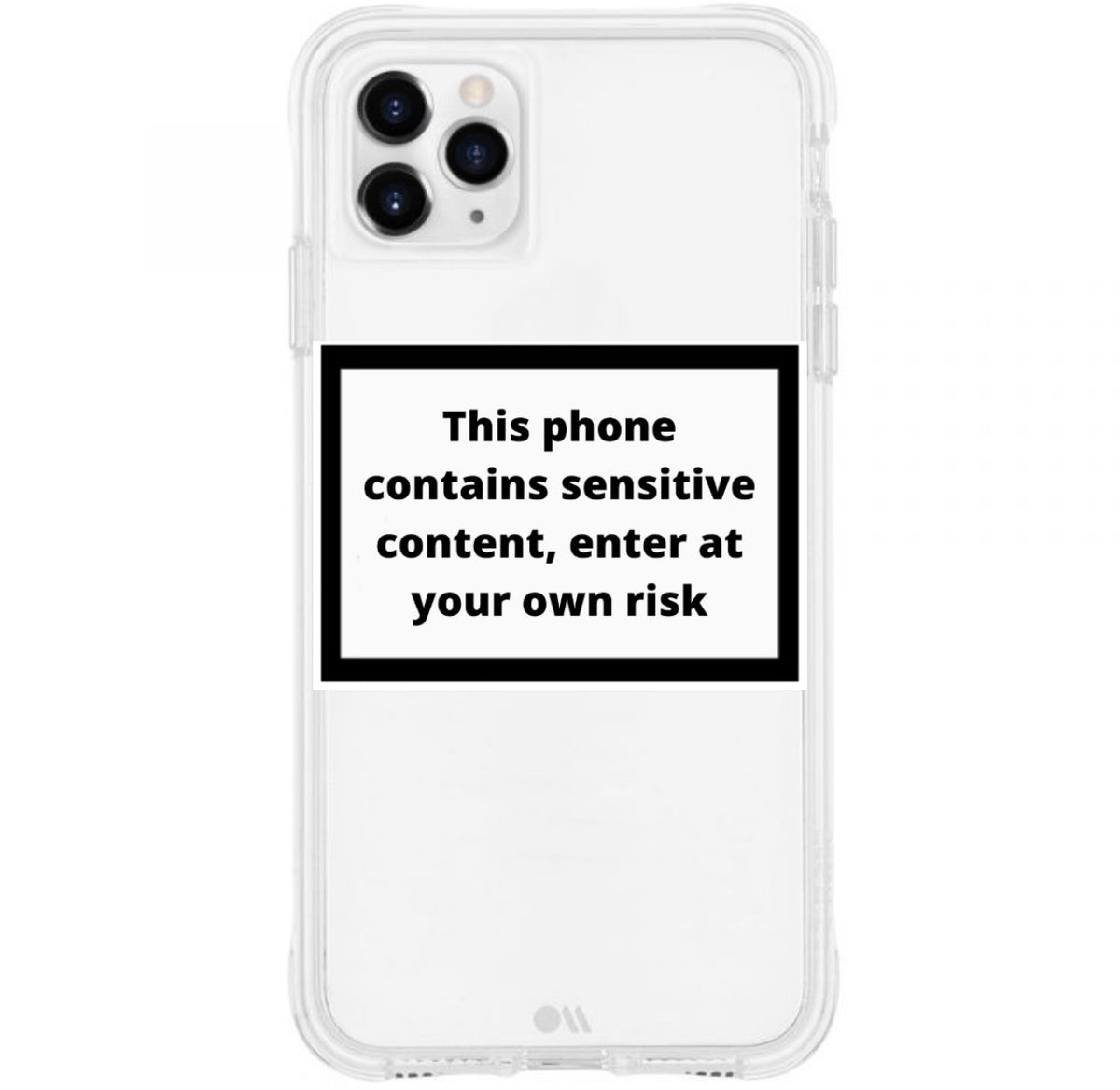 This Phone contains sensitive Content