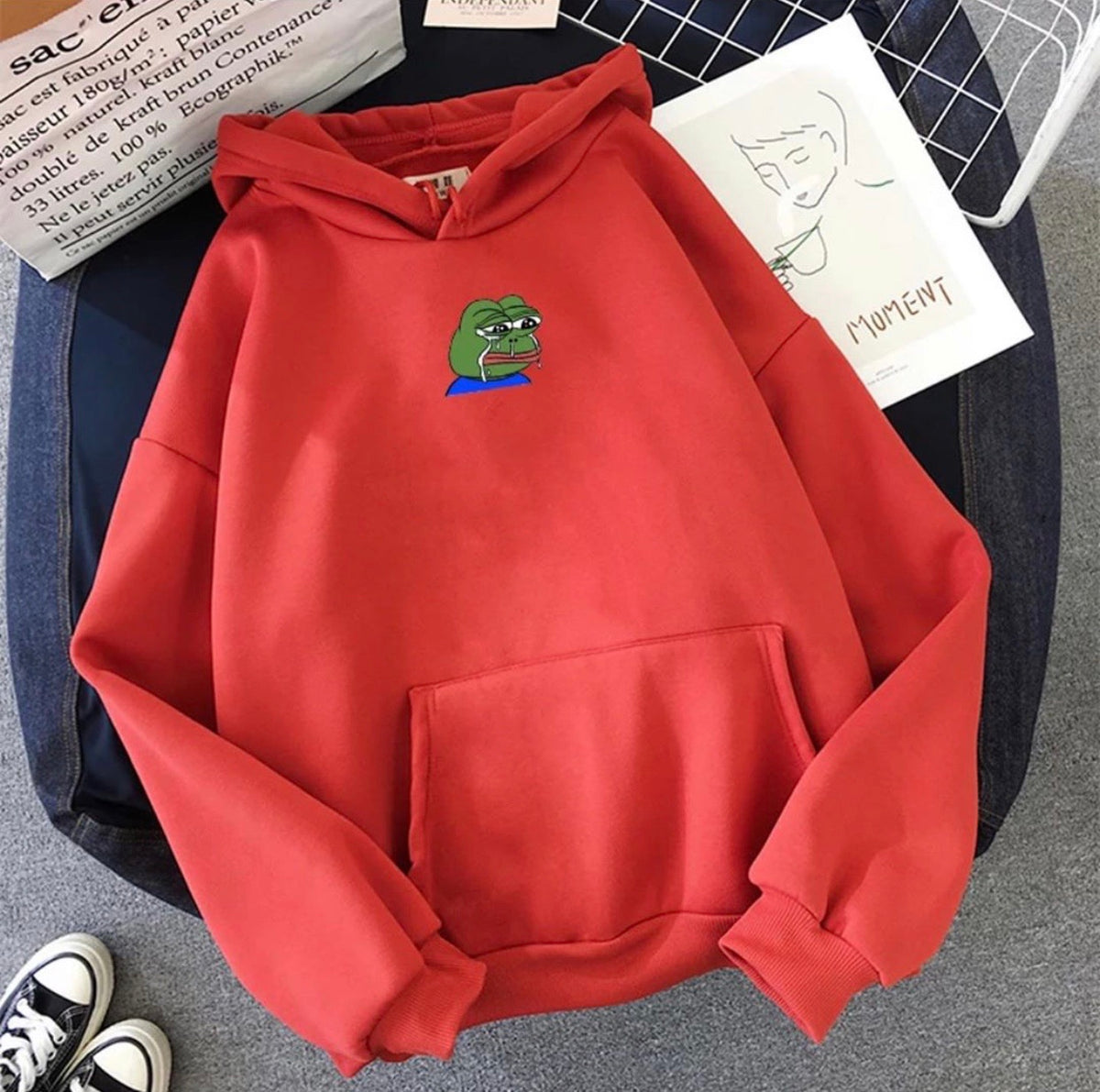 Crying Frog Hoodie